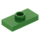 LEGO lapos elem 1 bütyökkel középen 1×2, zöld (15573/3794)